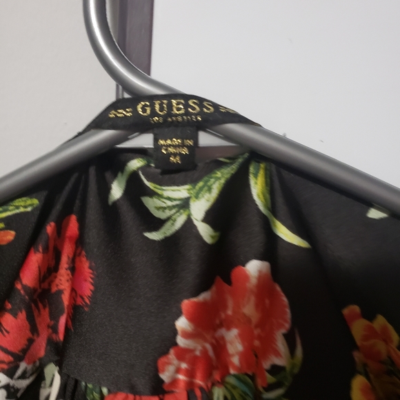 Womens long Tia Bell Sleeve Surplice top - Picture 3 of 4